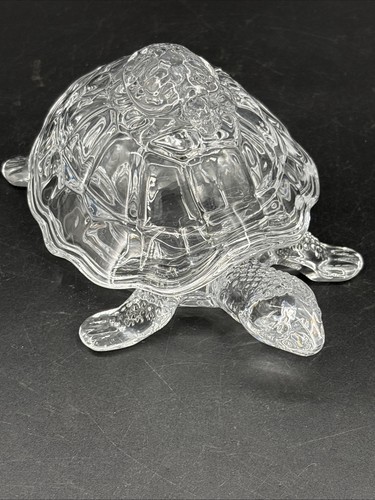 Glass mother baby turtle - glass, &