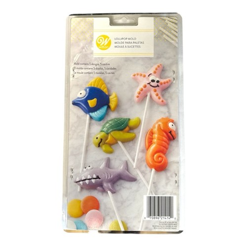 Wilton sea creatures lollipop - creatures,